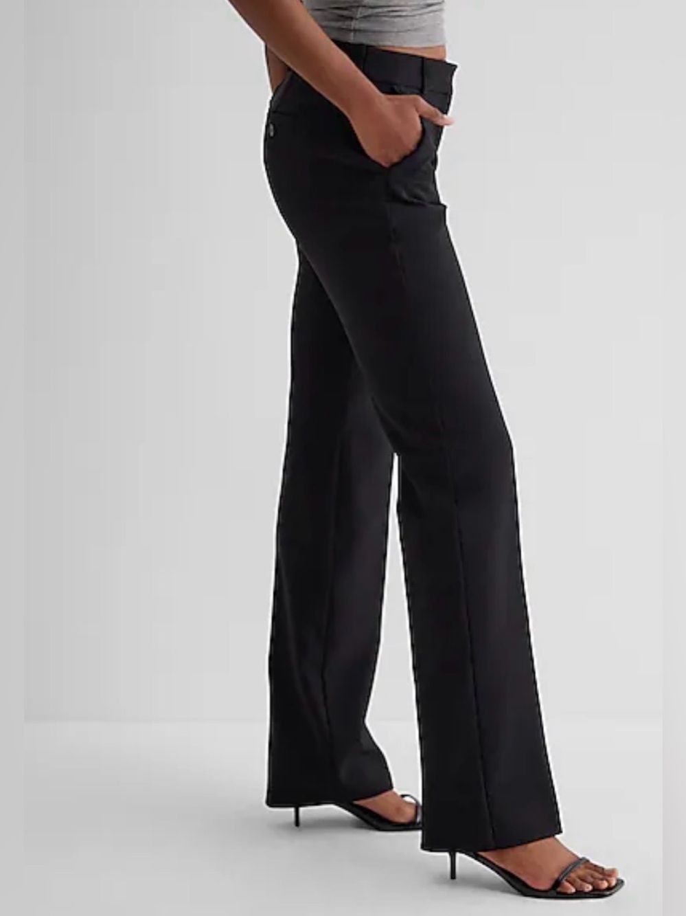 Express The Editor Pants BOOT LOW RISE - Picture 3 of 16